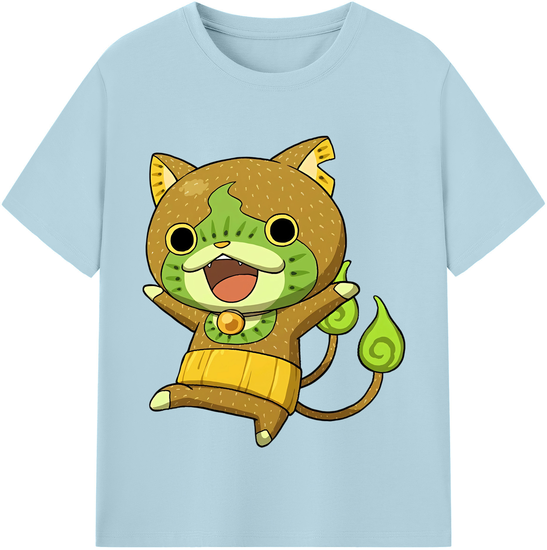（画像用） 妖怪ウォッチ Yo-kai Watch 綿100％半袖Tシャツ（フロントプリント）